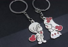 PVC軟膠鑰匙扣情侶鑰匙扣